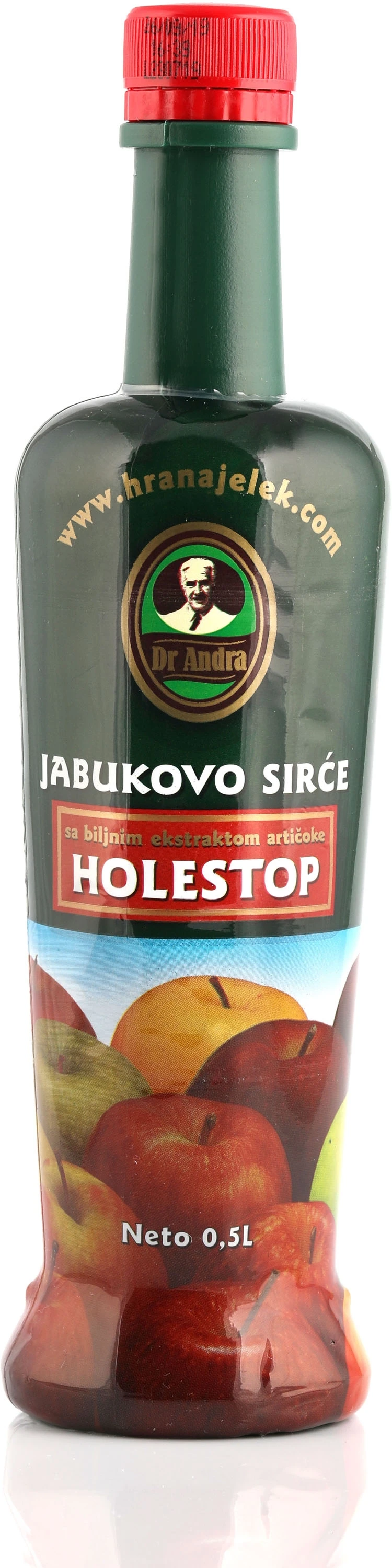 Holestop - jabukovo sirće sa biljnim ekstraktom artičoke 500 ml Dr Andra